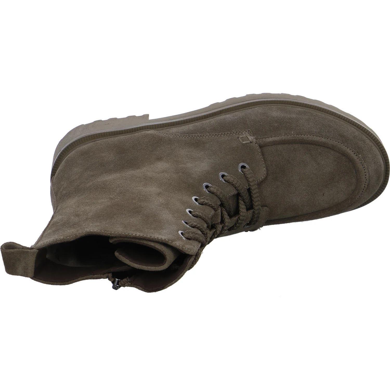 Caprice Damen Schnürstiefel 9-25214-47-367 9-25214-47 dk taupe suede G (normal)