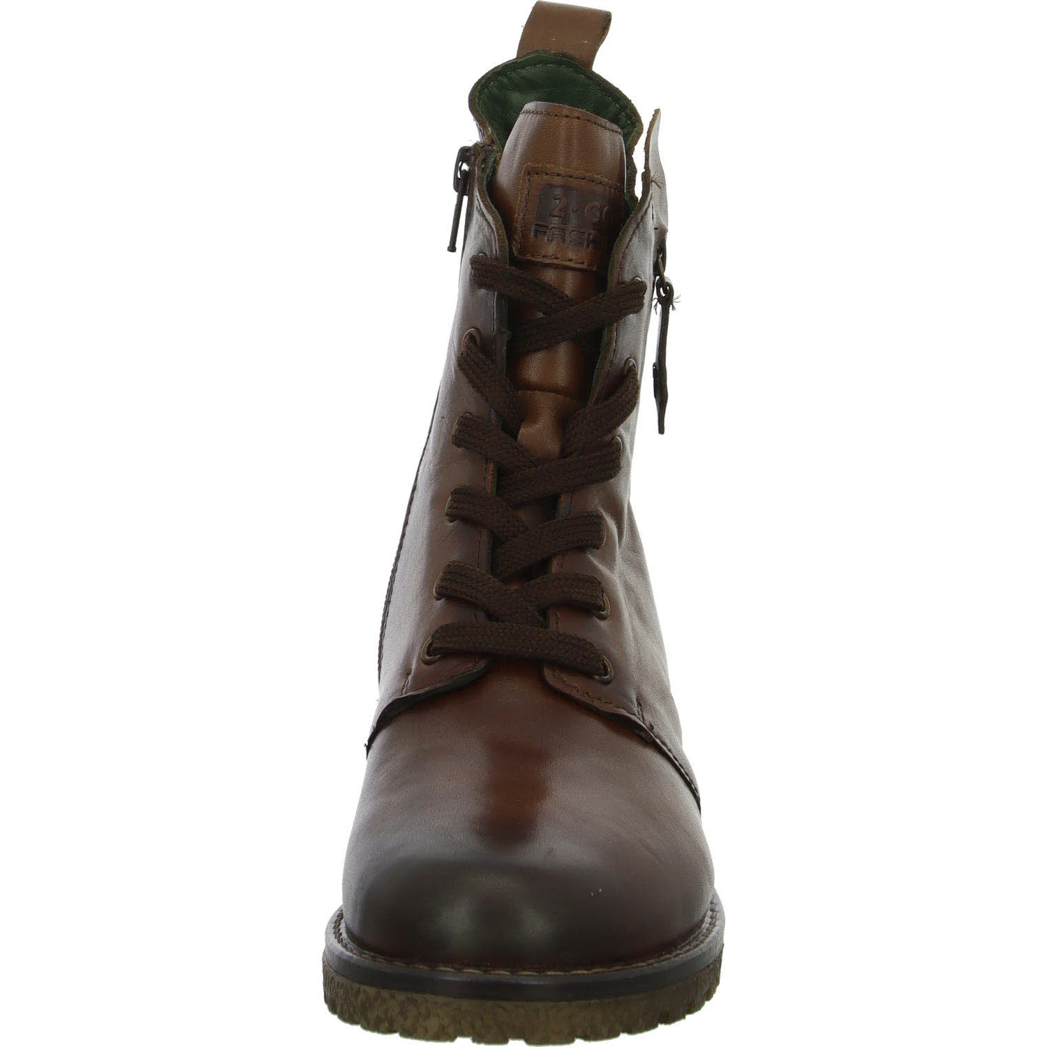 2go Fashion Damen Schnürstiefel 8257501-32 8257501 dunkelbraun normal