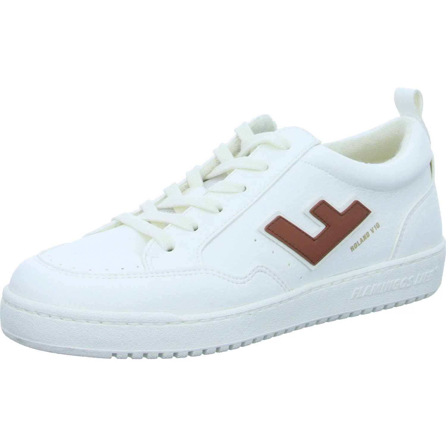 flamingos life Damen Schnürschuhe R10WHIBRI ROLAND V.10 white brick normal