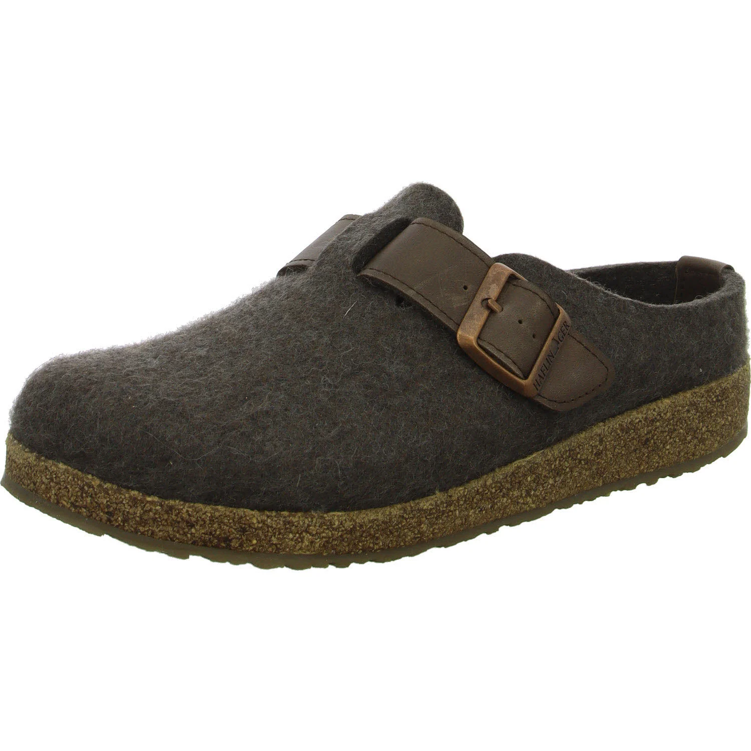 Haflinger Herren Winterpantoffel 712022-0-63 Grizzly Chicago braunmeliert normal
