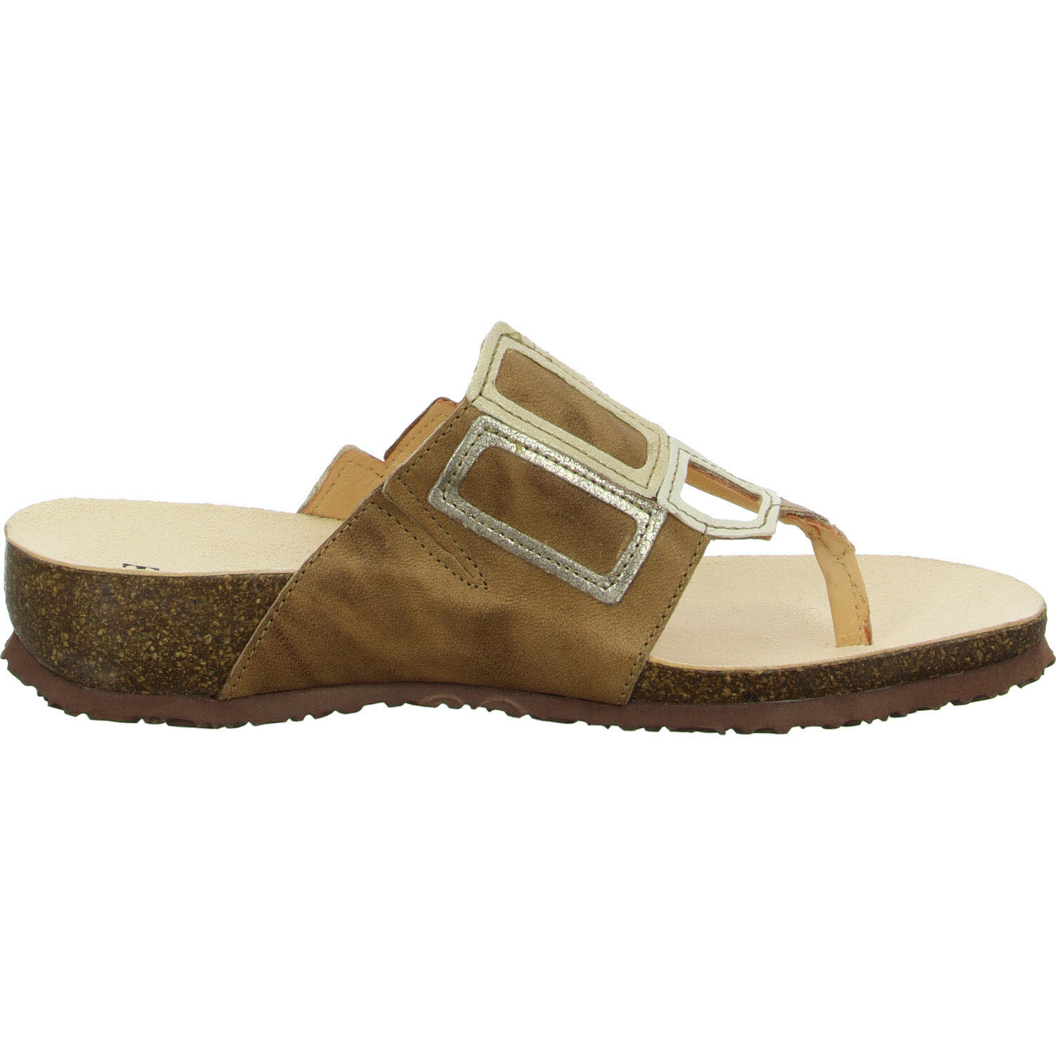 Element 7 von 8 (Bild) – Think Damen Pantoletten 3-001136-4000 Julia nude/kombi F 1/2 (normal)