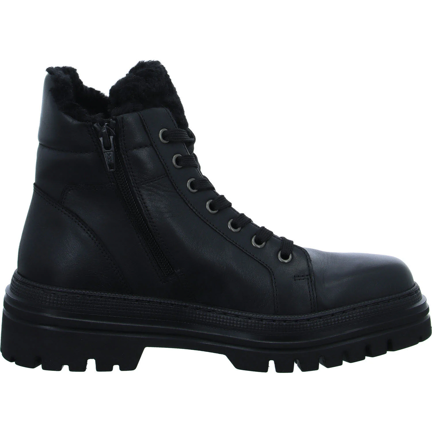 Element 7 von 8 (Bild) – Gabor Damen Schnürstiefel warm 31.725.27 31.725 schwarz F (schmal/normal)