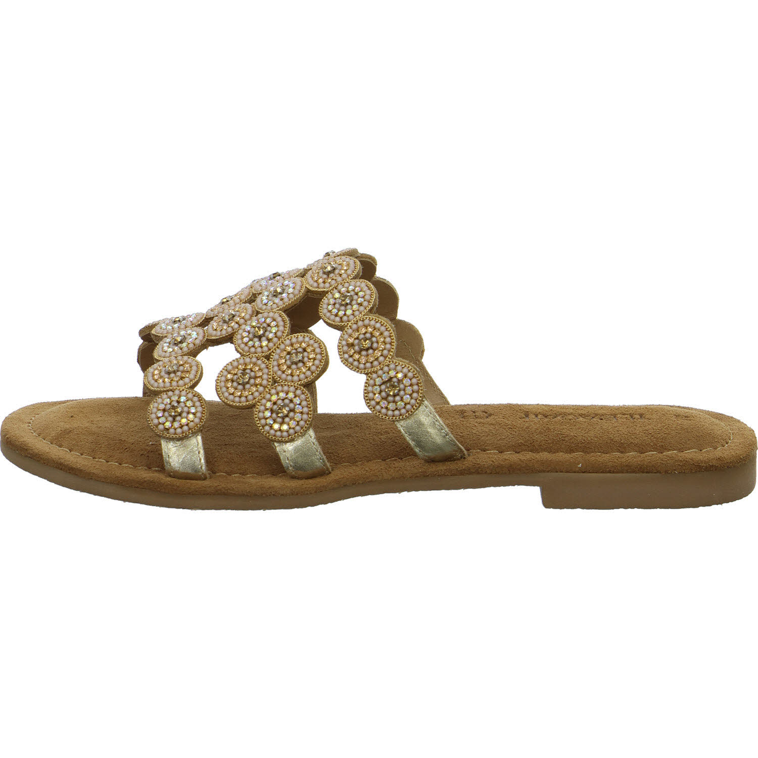 TT.Bagatt Damen Pantoletten D31ASY923900-5190 D31ASY923900 gold/metalics normal