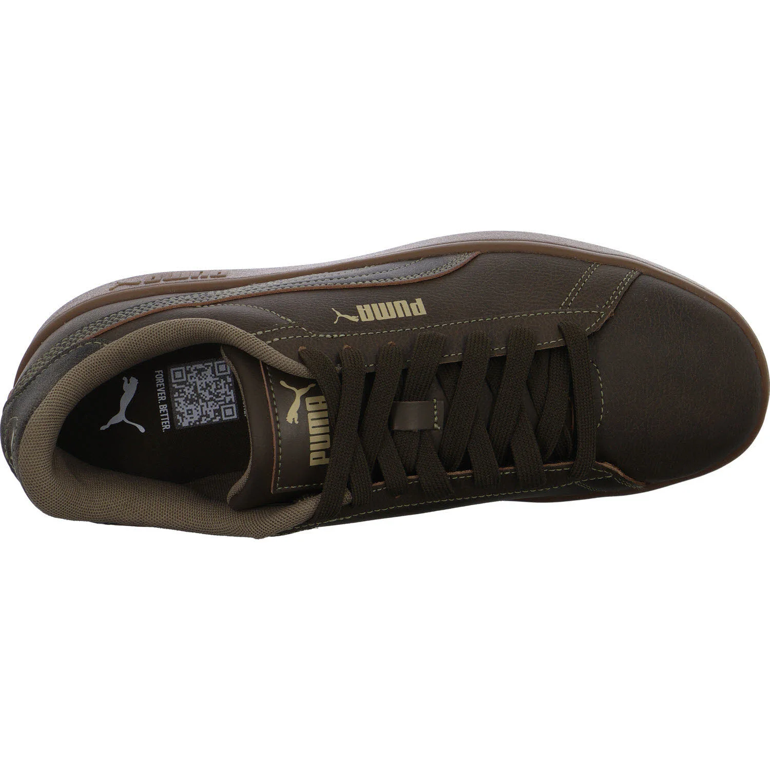 Puma Herren Schnürschuhe 407793/01 Puma Smash 3.0 chocolate-totally taupe normal