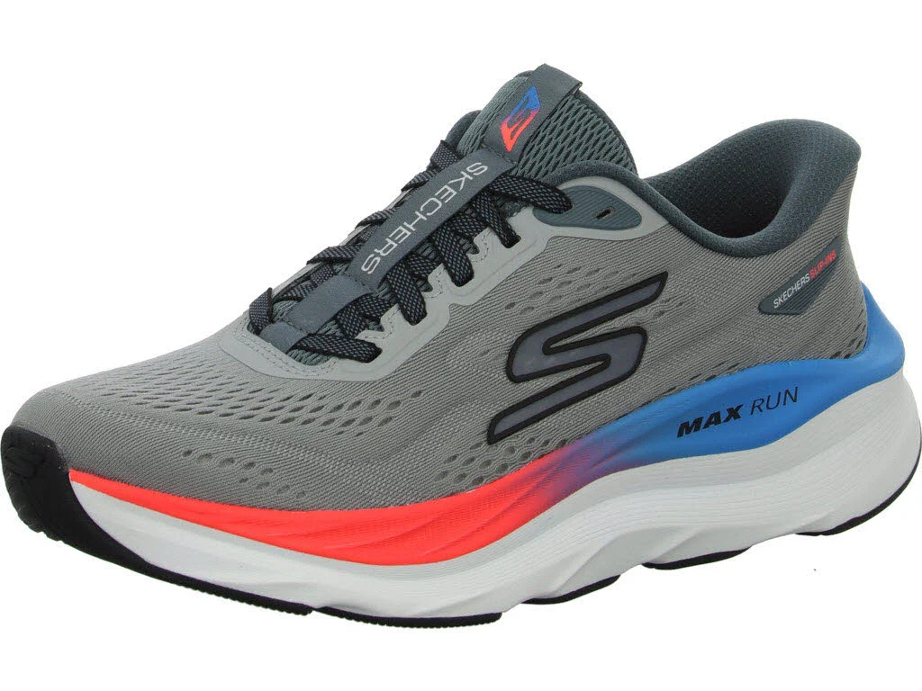 Skechers Herren Schnürschuhe 221000 GYMT Max Cushioning - Max Run grey/multi normal