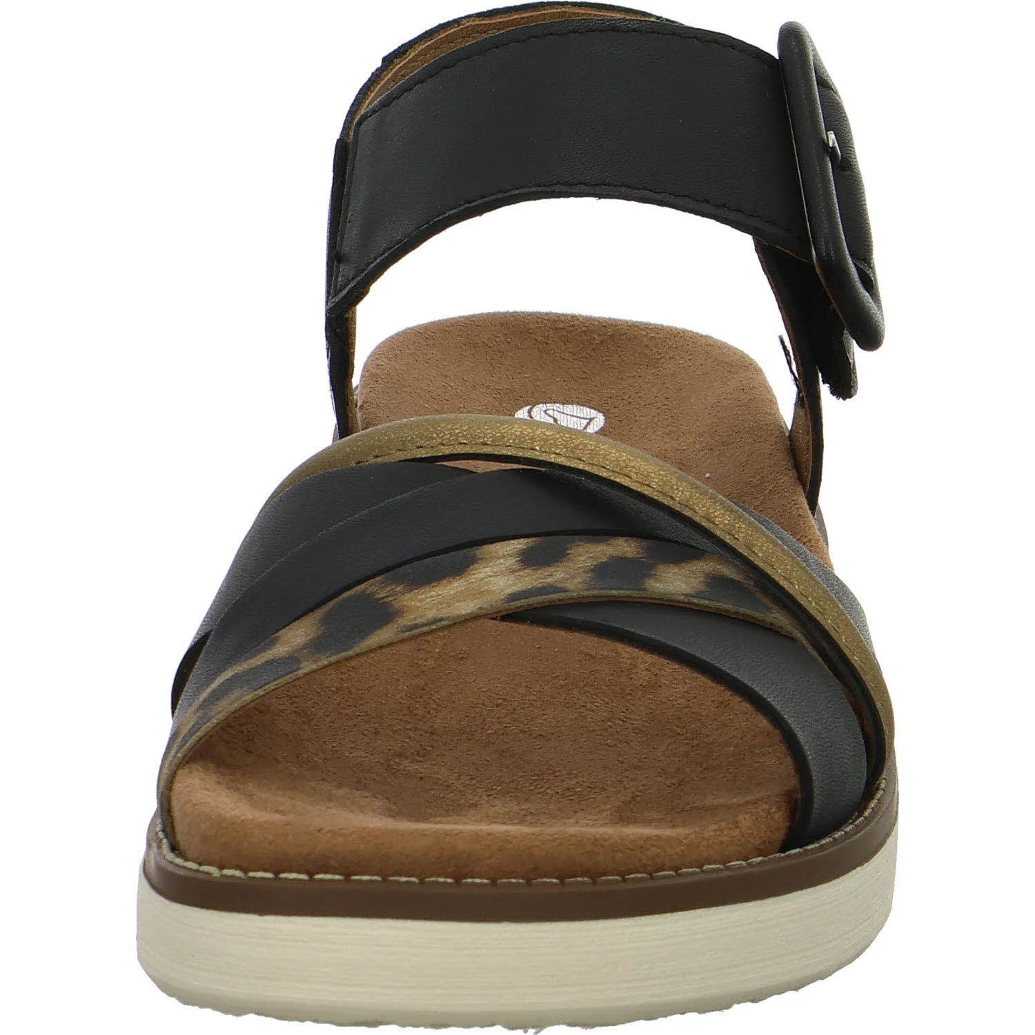 Remonte Damen Sandalen D2043-03 D2043 schwarz/antique/natu F 1/2 (normal)
