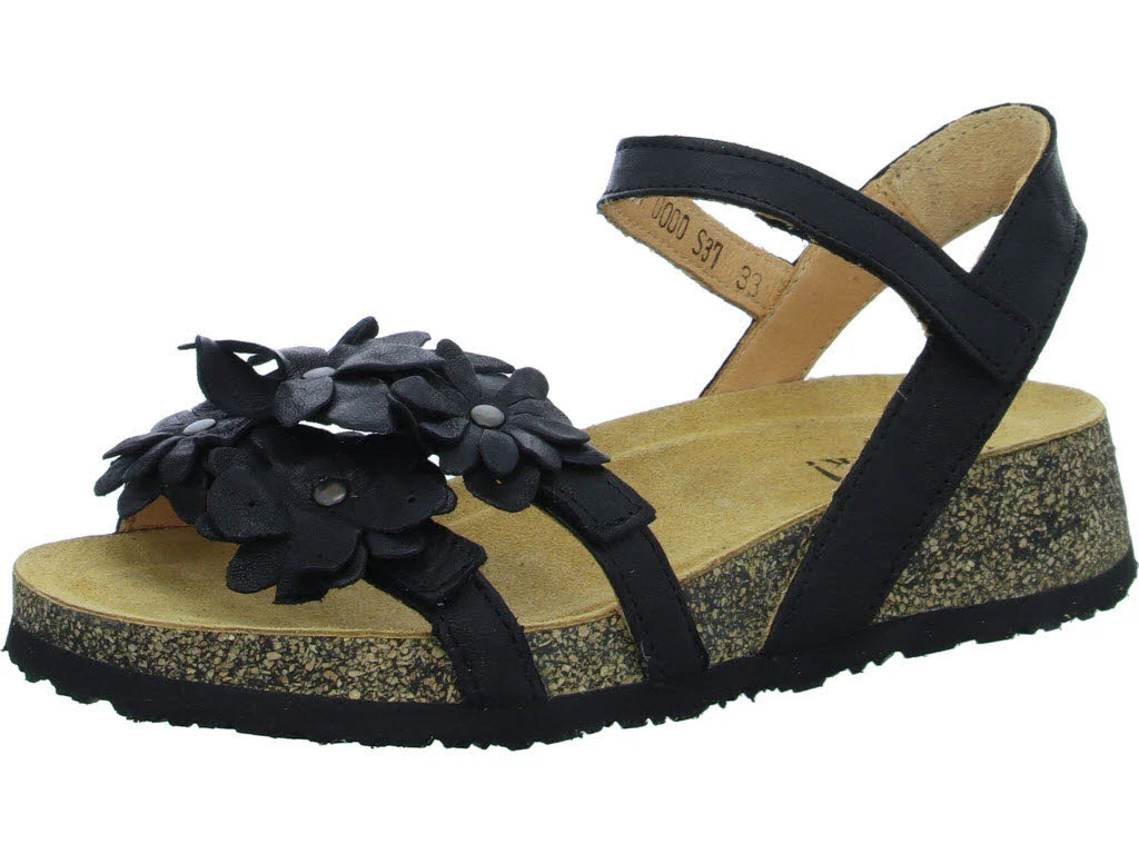 Think Damen Sandalen 3-000551-0000 Koak schwarz F 1/2 (normal)