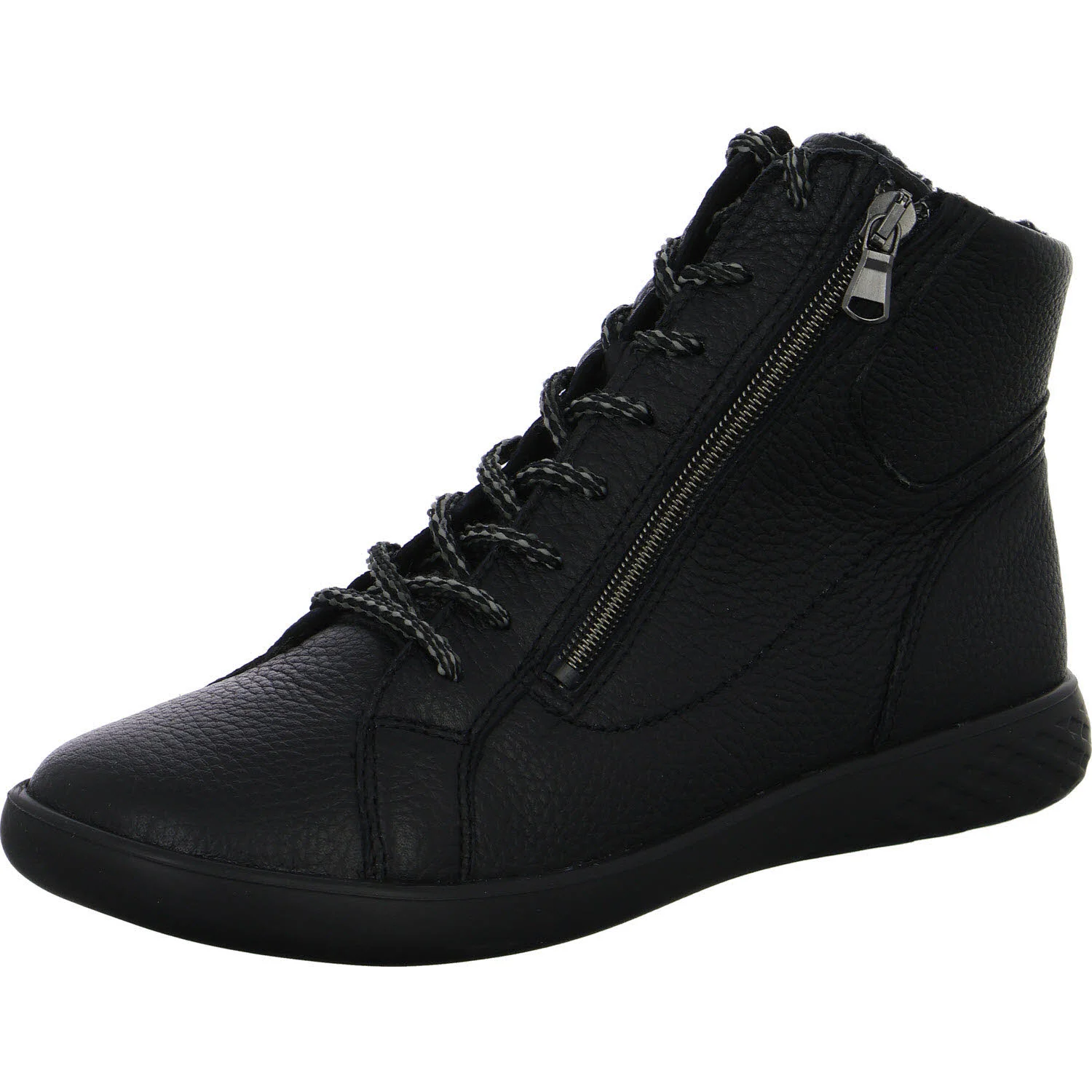Waldläufer Damen Schnürstiefel warm 947803-169/001 H-Cloé schwarz H (weit)