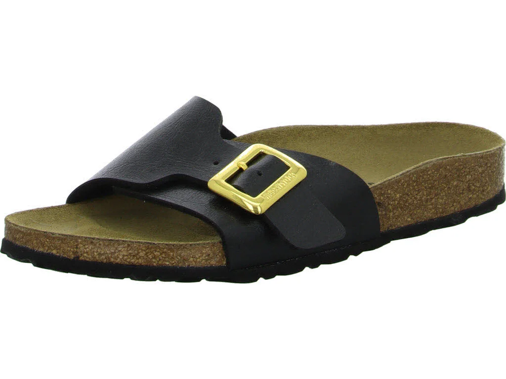 BIRKENSTOCK Pantoletten 1029481 Catalina Cushion Buckle graceful licorice schmal