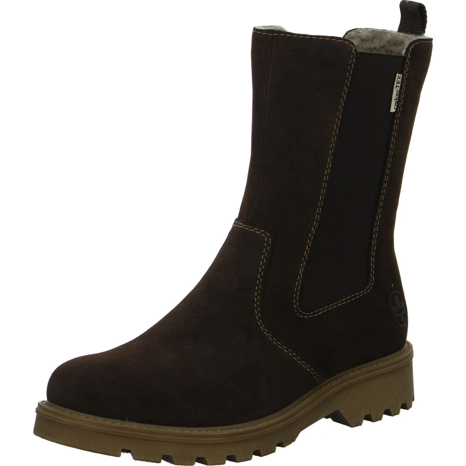 Element 2 von 8 (Bild) – Rieker Damen Stiefelette warm 73260-25 73260 rancho/dunkelbraun F 1/2 (normal)