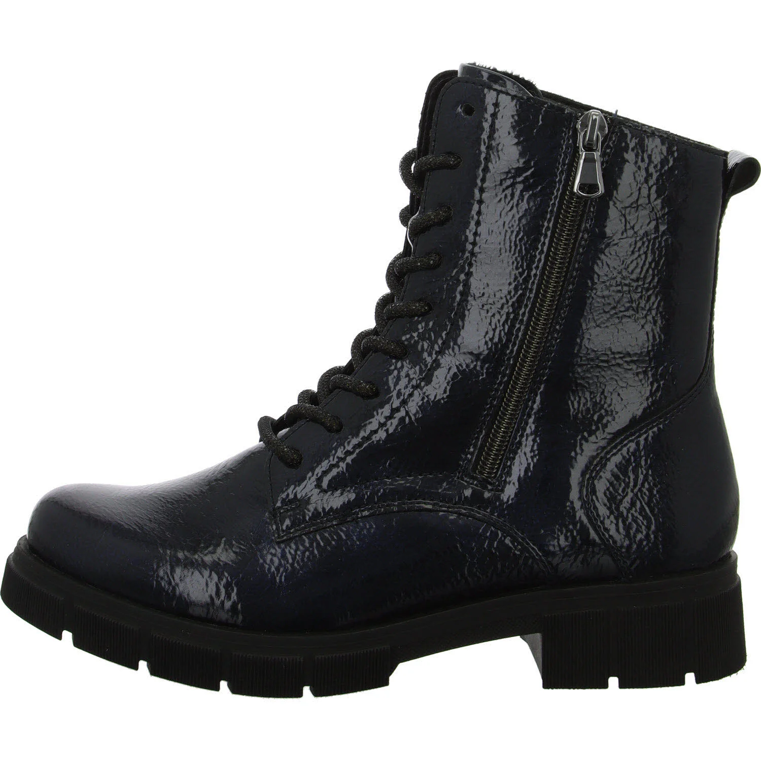 Element 6 von 8 (Bild) – Remonte Damen Schnürstiefel D2S72-14 D2S72 midnight G (weit)