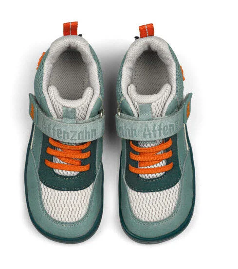 Affenzahn Kinderschuh zum Schlupfen 01637-20153 Halbschuh Vegan Cheerly Hase türkis normal
