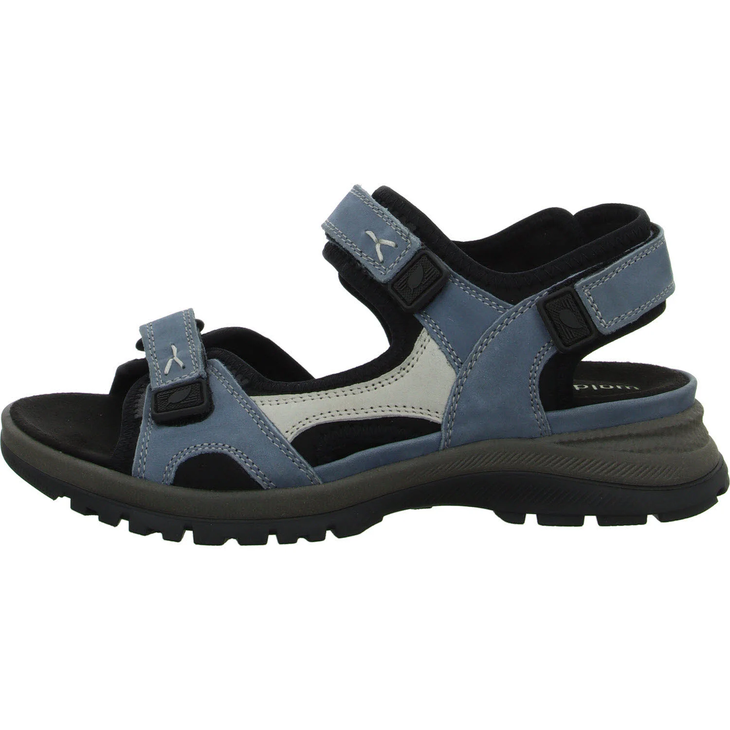 Element 6 von 8 (Bild) – Waldläufer Damen Sandalen 769004-100/263 H-Sora schwarz denim stein H (weit)