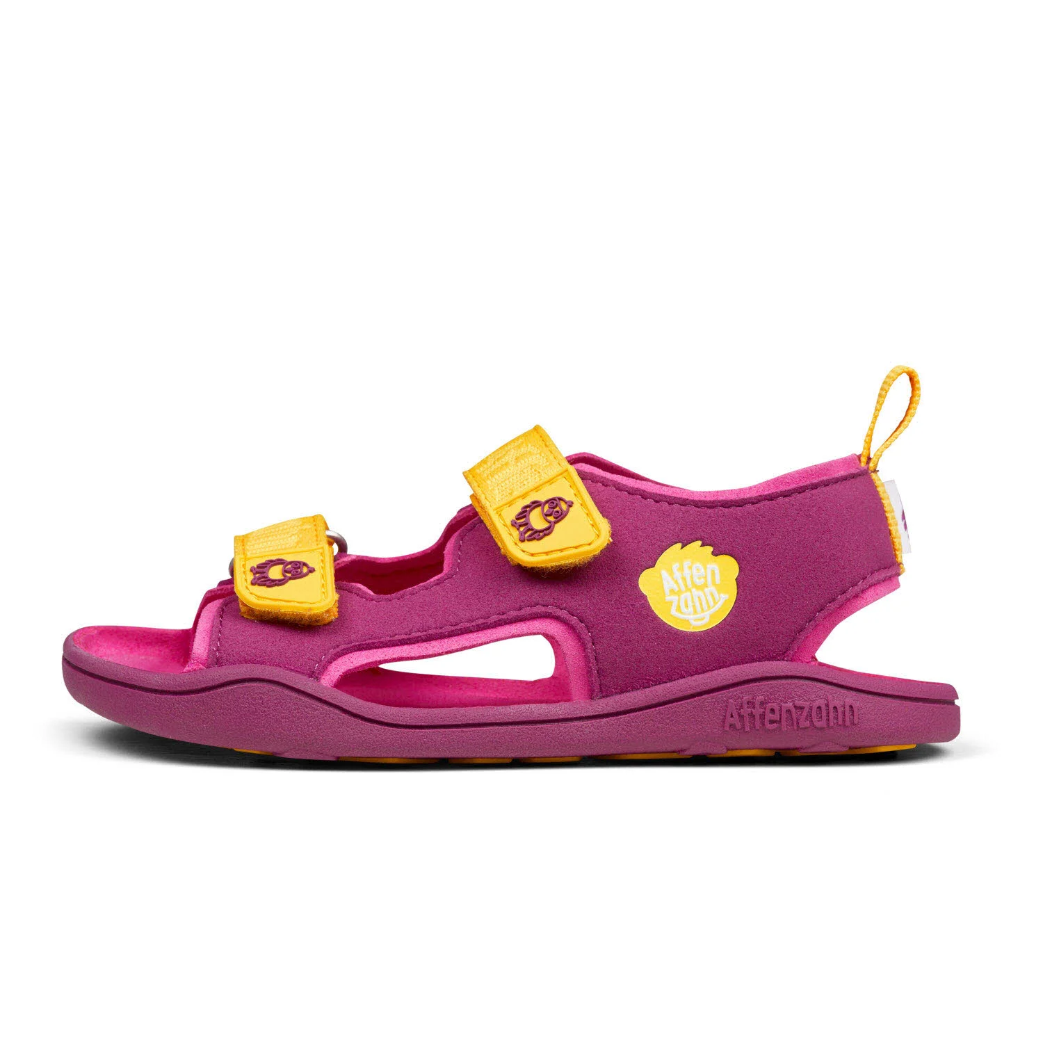 Affenzahn Kinder Sandalen 00392-40010 Sandale Vegan Airy Vogel gelb/lila normal