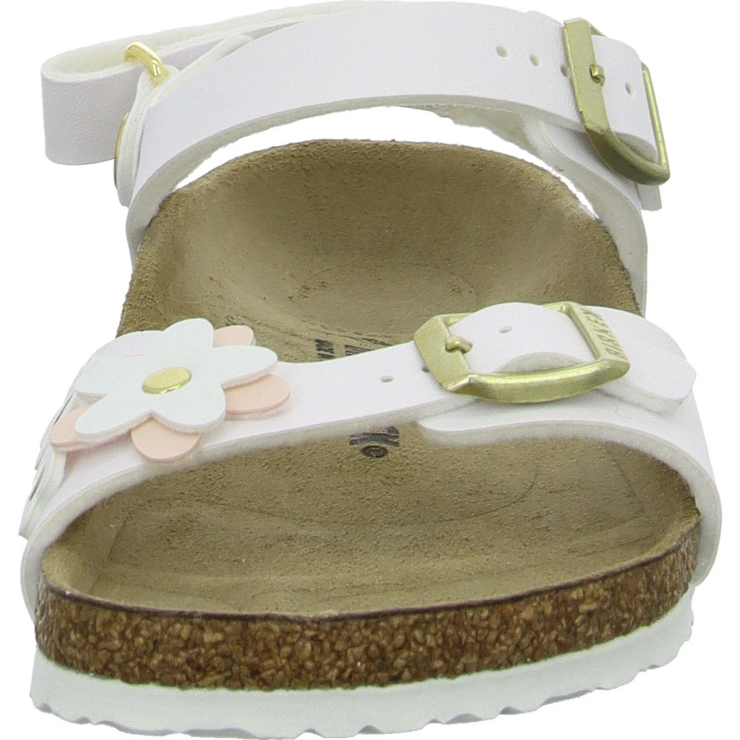 BIRKENSTOCK Kinder Sandalen 1029571 Rio Plain Flowers weiß normal