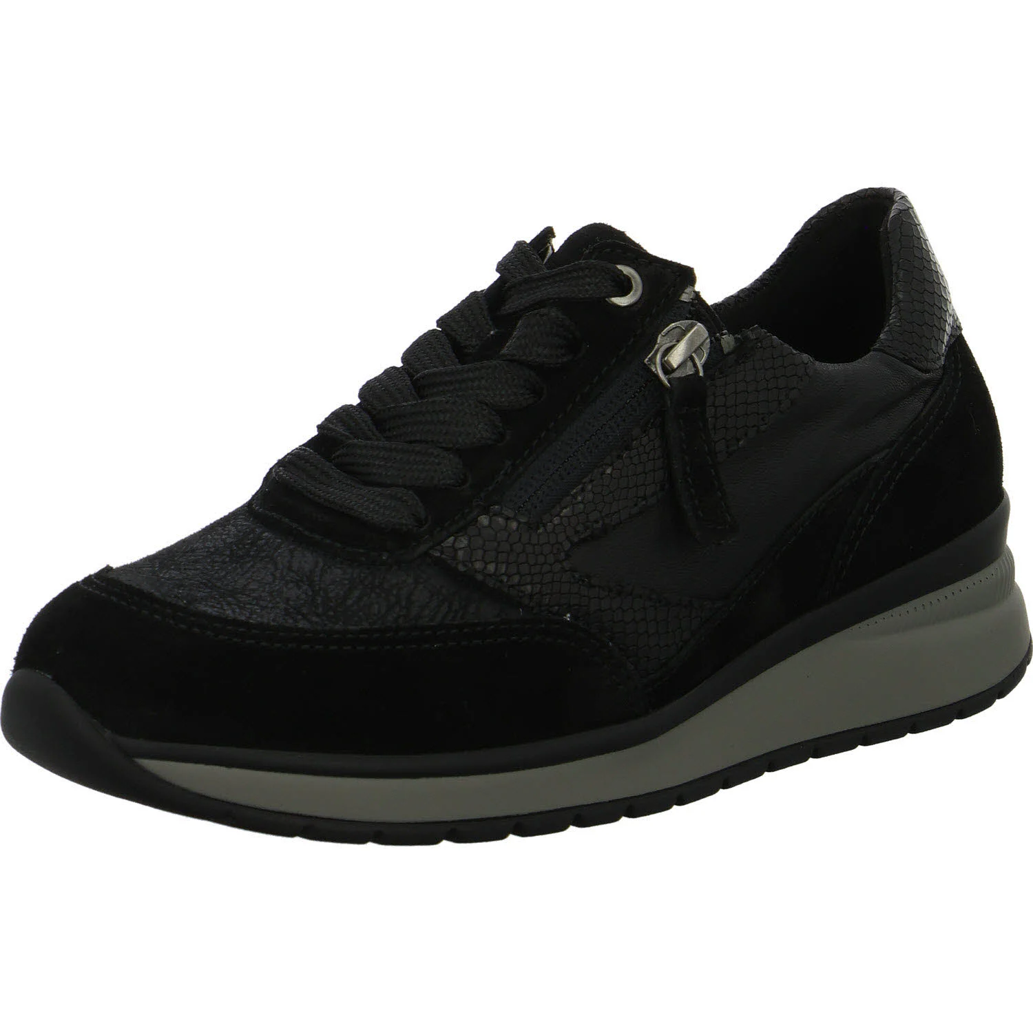 Gabor Damen Schnürschuhe 6020.02.001 6020.02 black K (extra weit)
