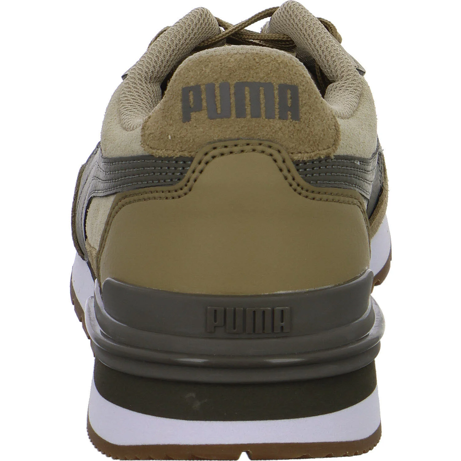 Puma Herren Schnürschuhe 399665 ST Runner V4 SD birch-matte bronze-soft taupe-PUMA white-gum normal