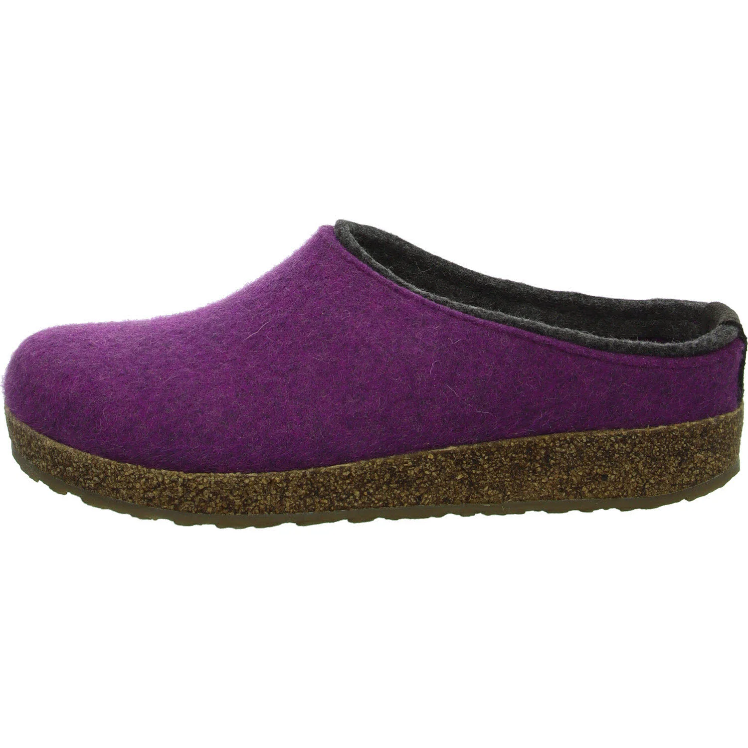 Haflinger Damen Winterpantoffel 711056-0-101 Grizzly Kris maulbeere normal