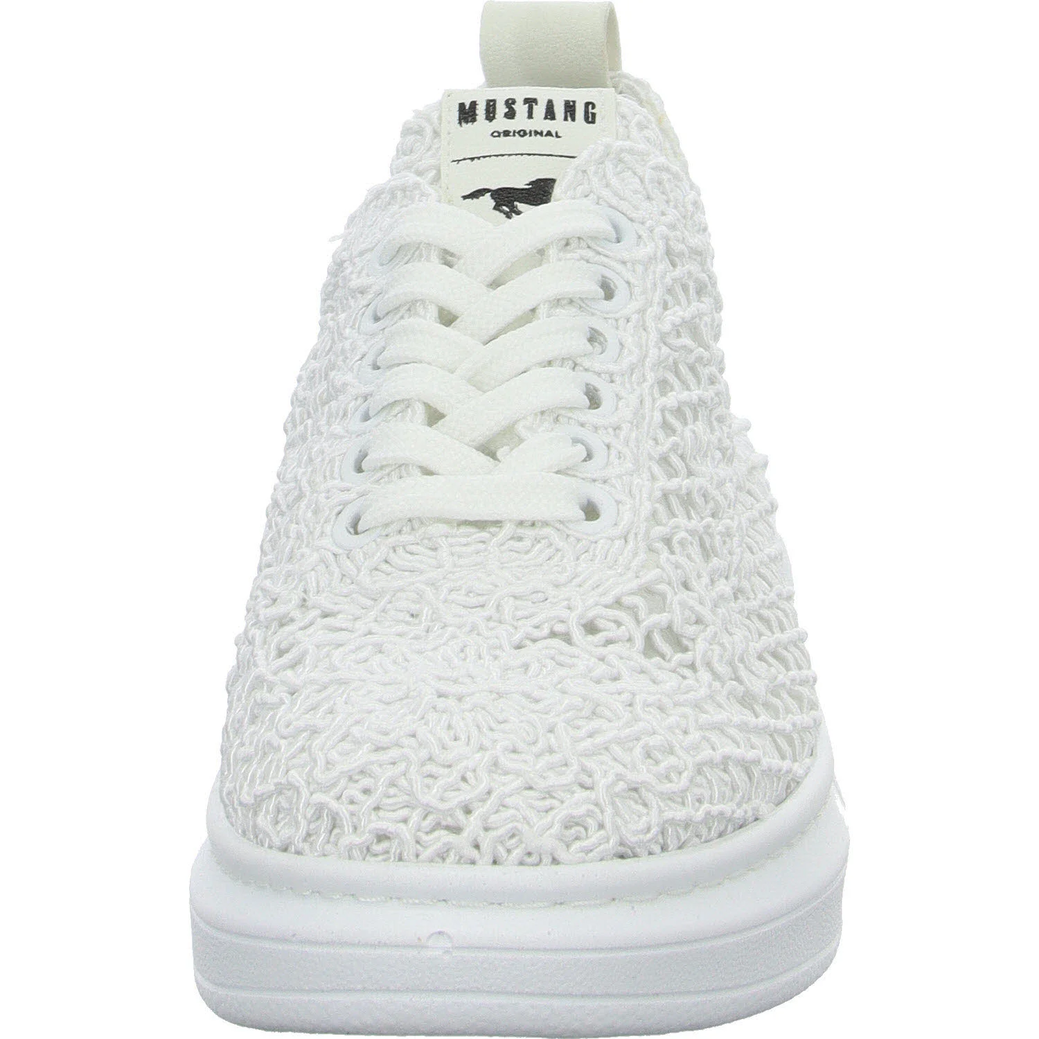 Mustang Damen Schnürschuhe 1468301-1 1468301 weiss normal