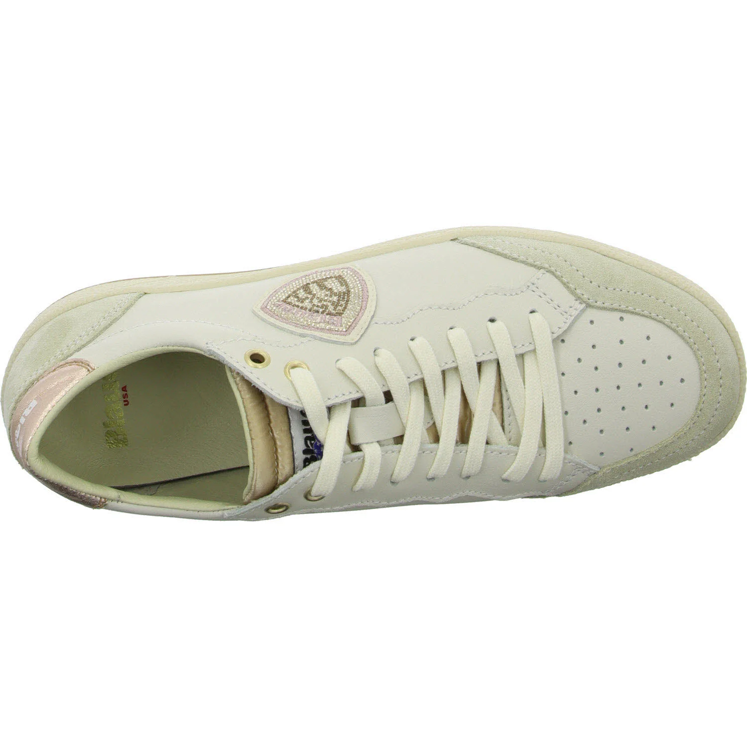 Blauer Damen Schnürschuhe S5OLYMPIA11/DIV OLYMPIA white/nude normal