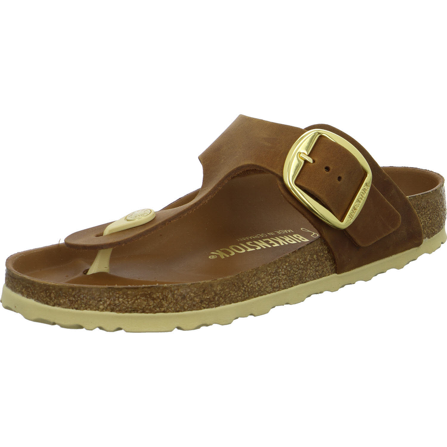 BIRKENSTOCK Pantoletten 1018745 Gizeh Big Buckle cognac normal