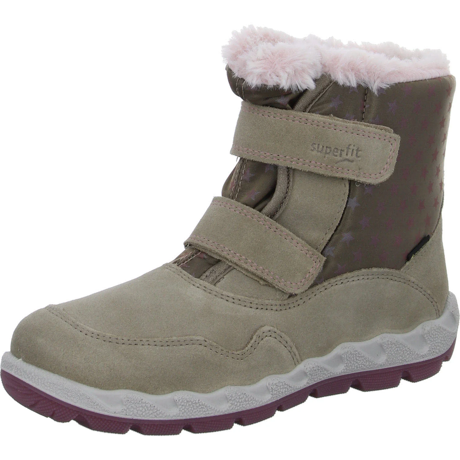 Element 2 von 8 (Bild) – Superfit Kinder Winterstiefel 1-006011-4000 Icebird BEIGE/ROSA WMS weit