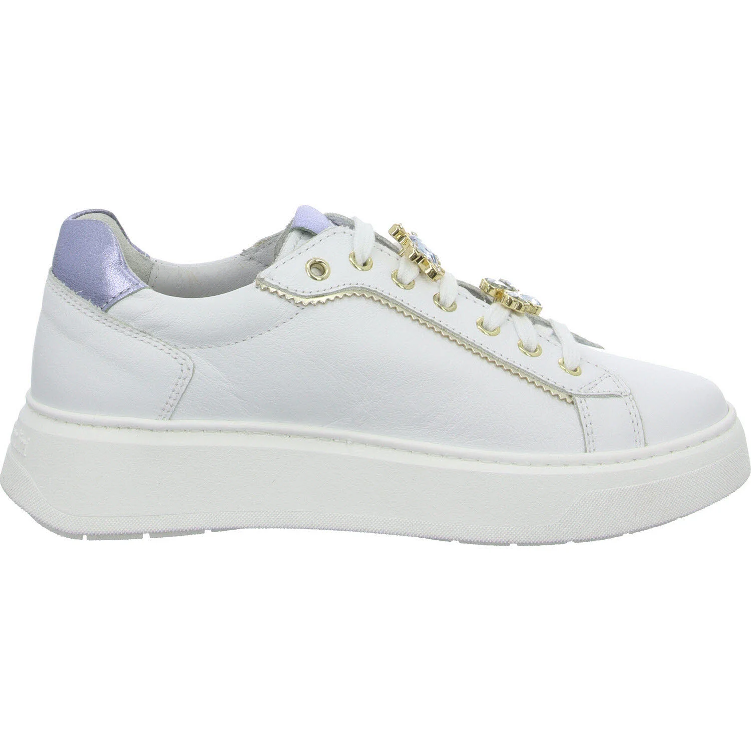 NeroGiardini Damen Schnürschuhe E513060D 707 E513060D bianco normal