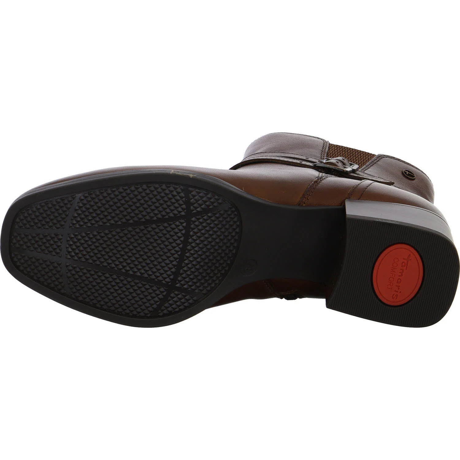 Tamaris Comfort Damen Stiefeletten 8-85309-47-305 8-85309-47 cognac weit