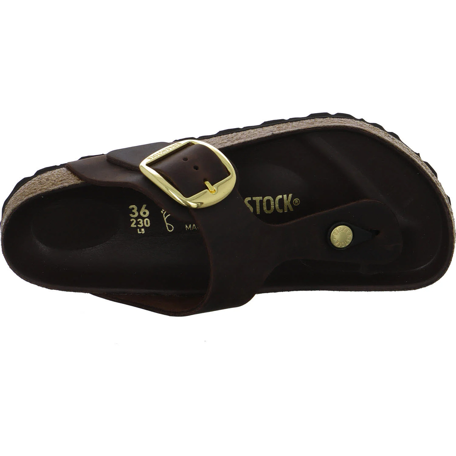 Element 8 von 8 (Bild) – BIRKENSTOCK Pantoletten 1032934 Gizeh Big Buckle habana normal