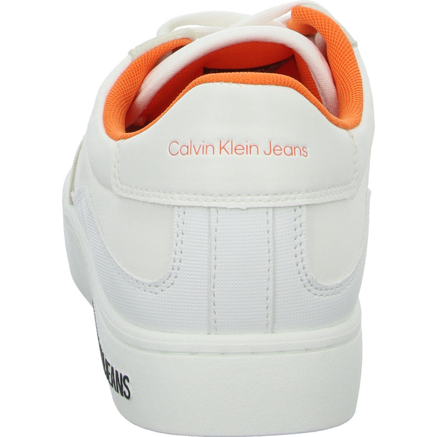 Calvin Klein Herren Schnürschuhe YM0YM006690LD CLASSIC CUPSOLE SU SOFTNY white/white/firecracker normal
