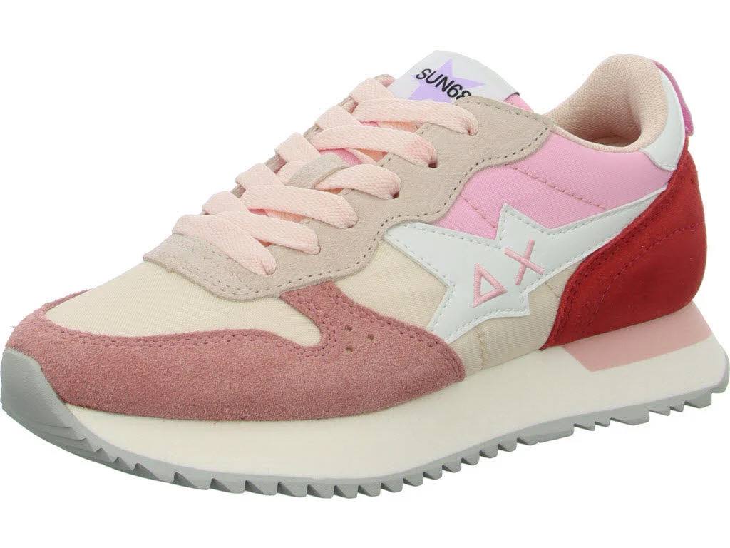 SUN68 Damen Schnürschuhe Z35211 39 STARGIRL MULTICOLOR porcelain normal