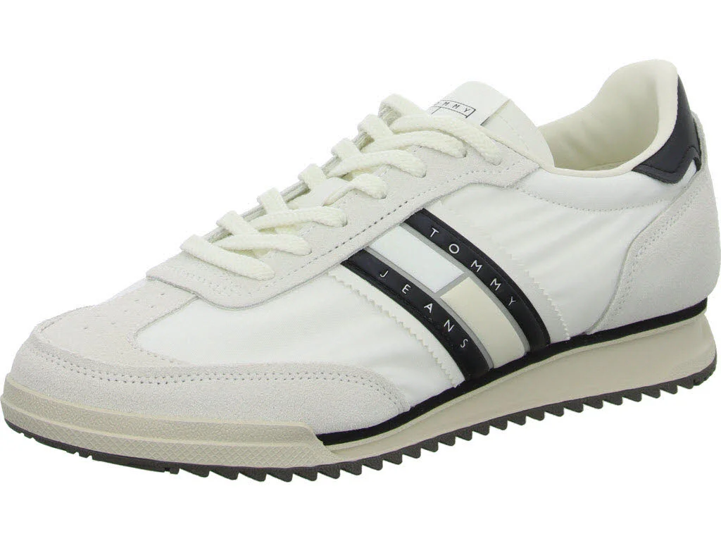 Tommy Jeans Herren Schnürschuhe EM0EM01527BDS TJM RETRO RUNNER CLEATED black normal