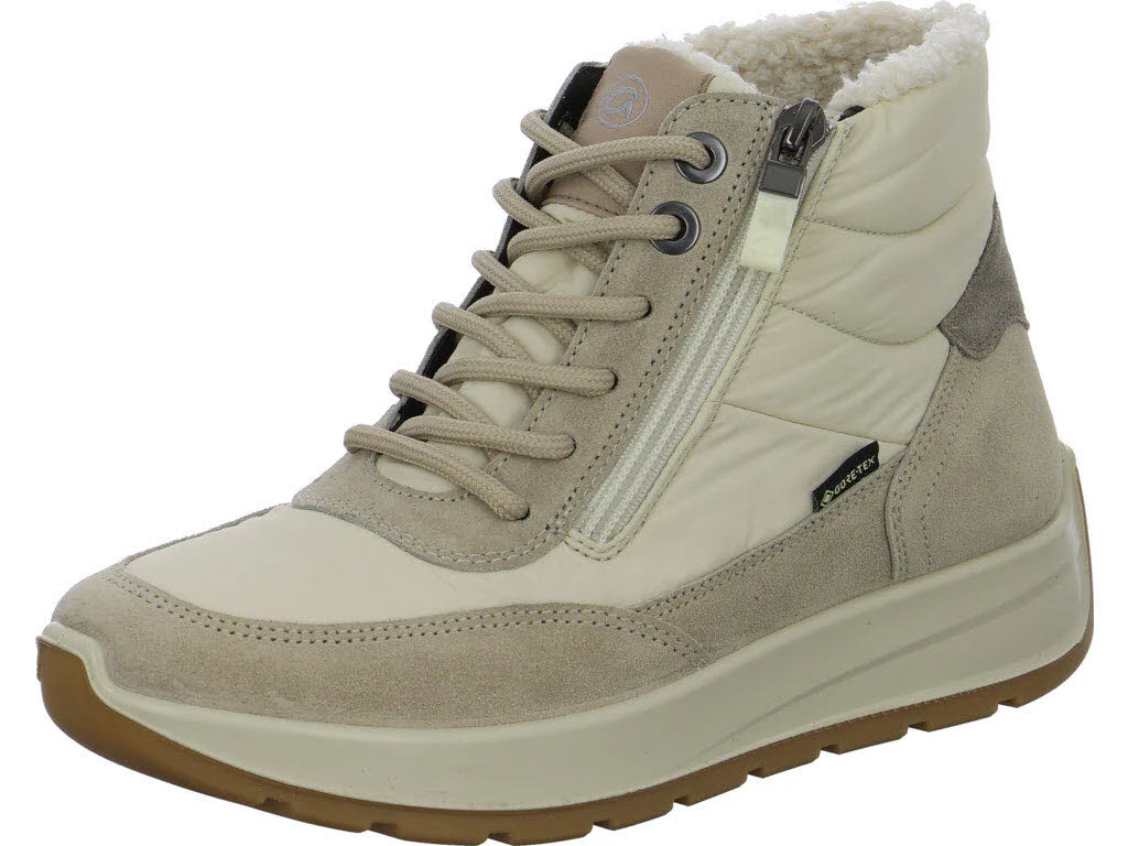 Ara Damen Schnürstiefel warm 12-25106-05 New York shell, cream, moon H (weit)