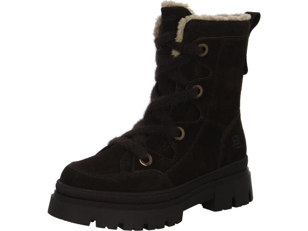 TT.Bagatt Damen Schnürstiefel warm D31AYD321400-6114 D31AYD321400 dark brown/taupe normal