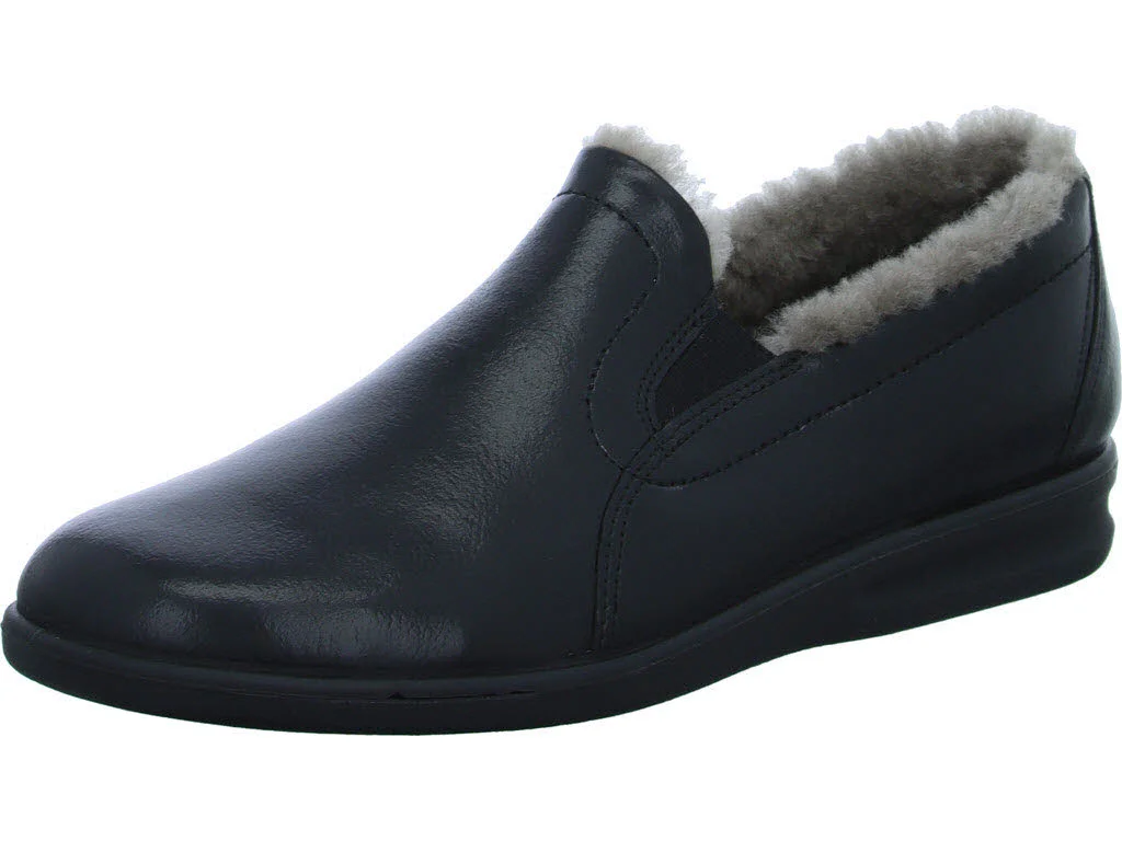 Josef Seibel He. Winterheimschuhe,nied.Schnitt 18102LA175/100 Belfort 67 schwarz normal