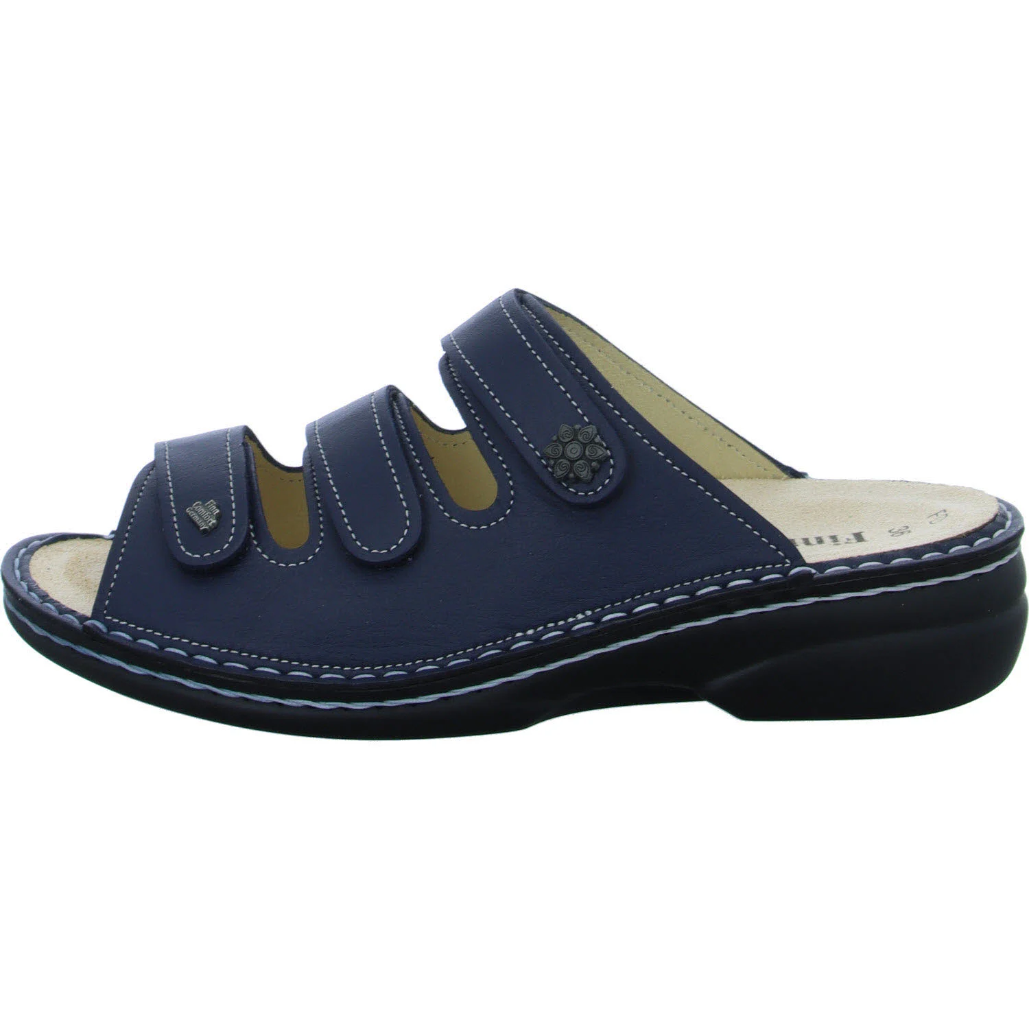 Finn Comfort Damen Pantoletten 82564-423041 Menorca-S atlantic weit
