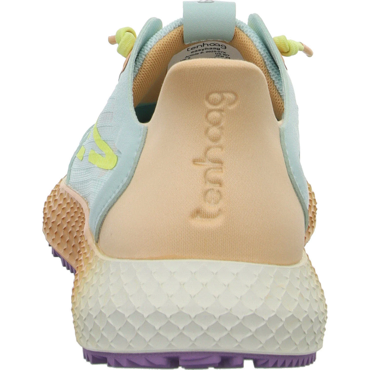 tenhaag Damen Slipper 0025-079 easyhaag sky/peach/butter normal