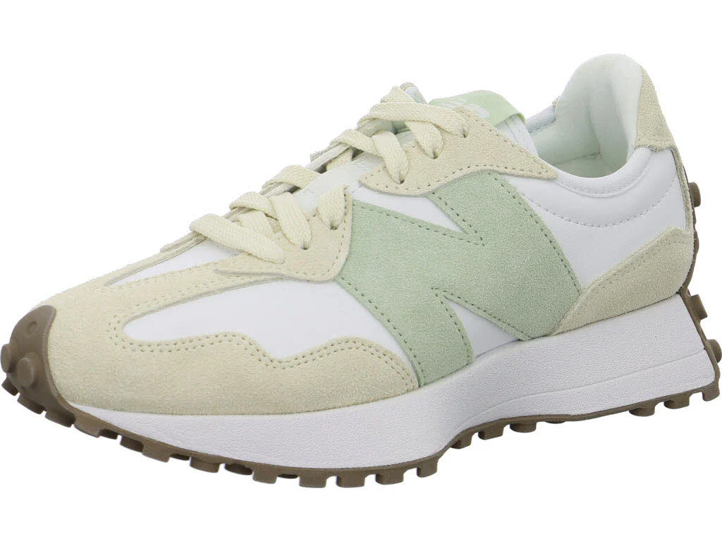 New Balance Damen Schnürschuhe W327SUB 327 angora/NB 103 white/ silver normal