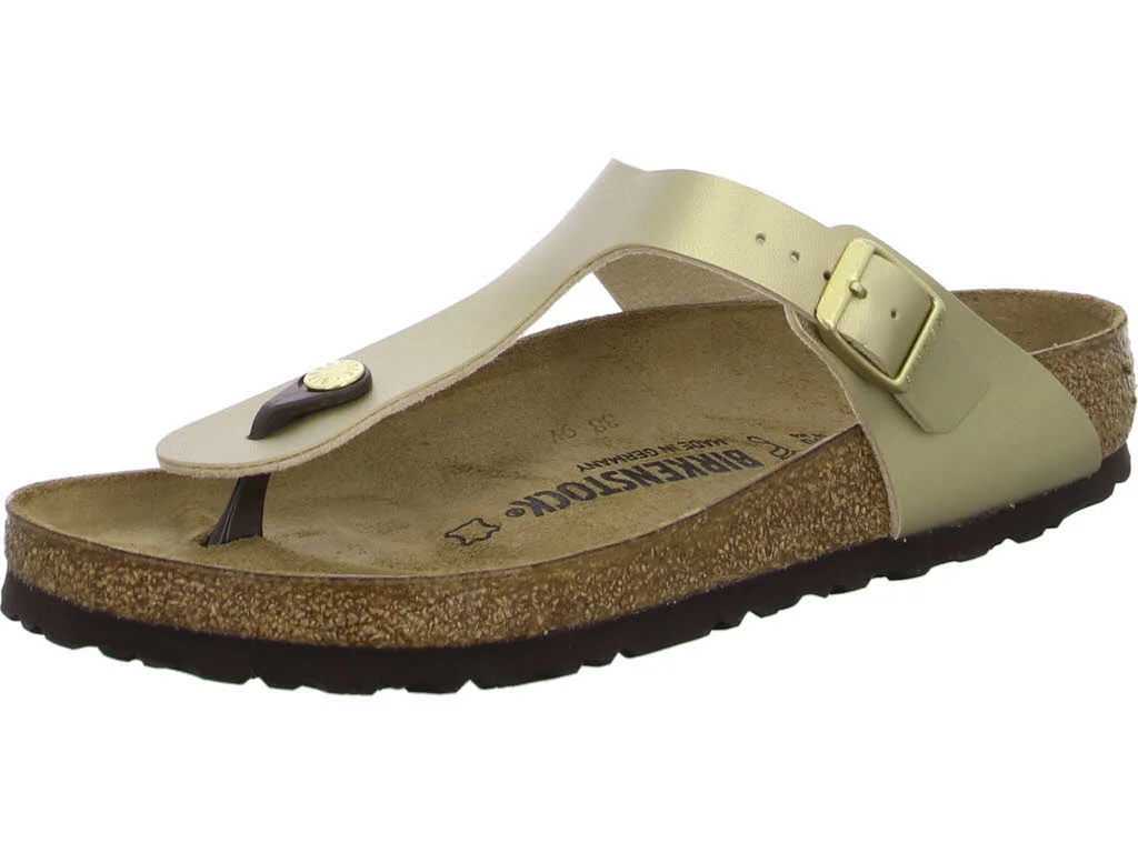 BIRKENSTOCK Pantoletten 1016108 Gizeh gold normal