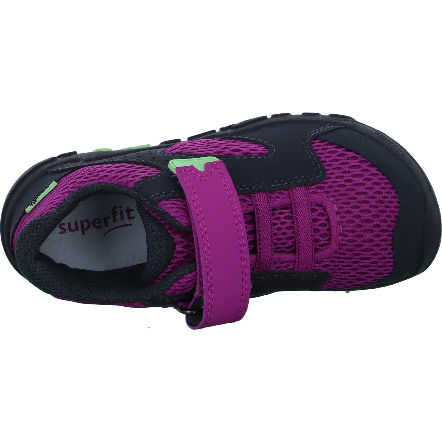 Superfit Kinderschuh zum Schlupfen 1-006030-5500 Trace pink/grau WMS mittel