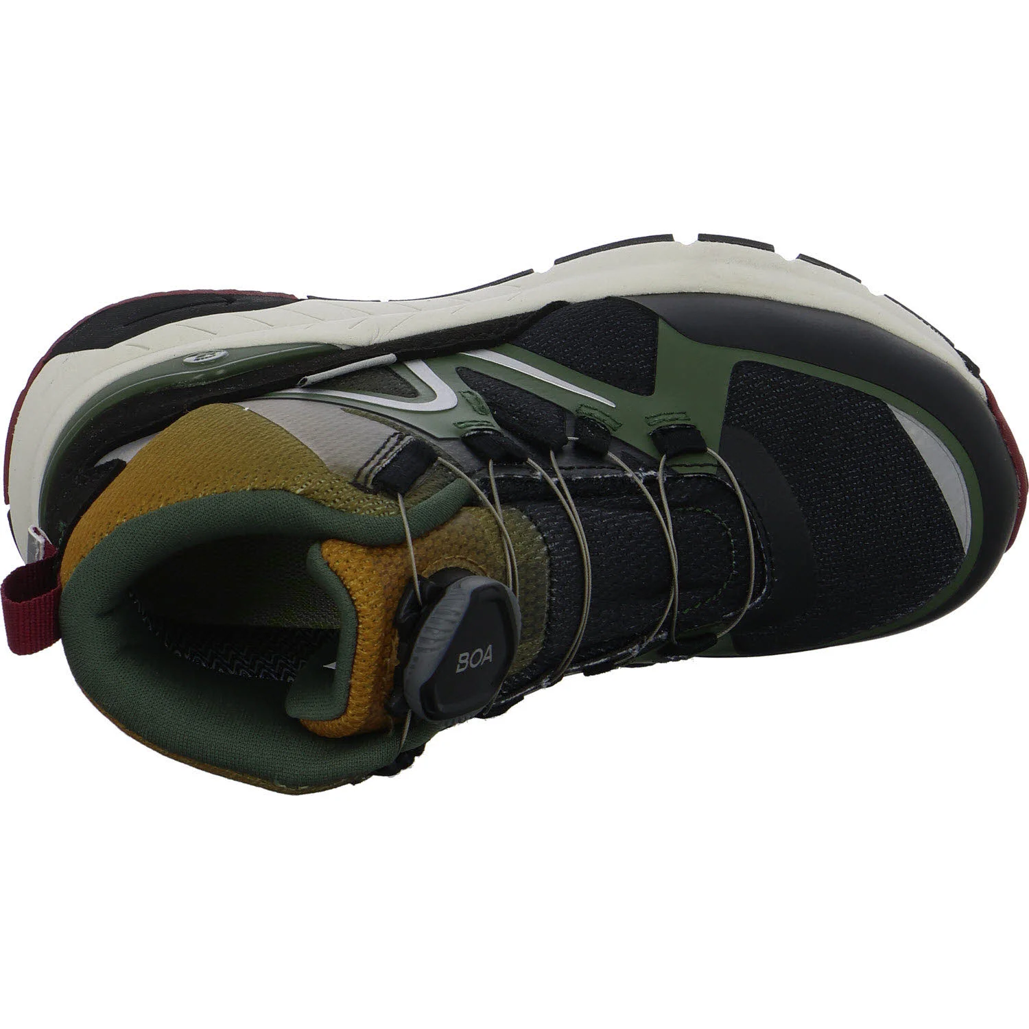 Ricosta Kinder Schaftstiefel 50 9900902/090 Spin schwarz/schwarz-senf WMS mittel