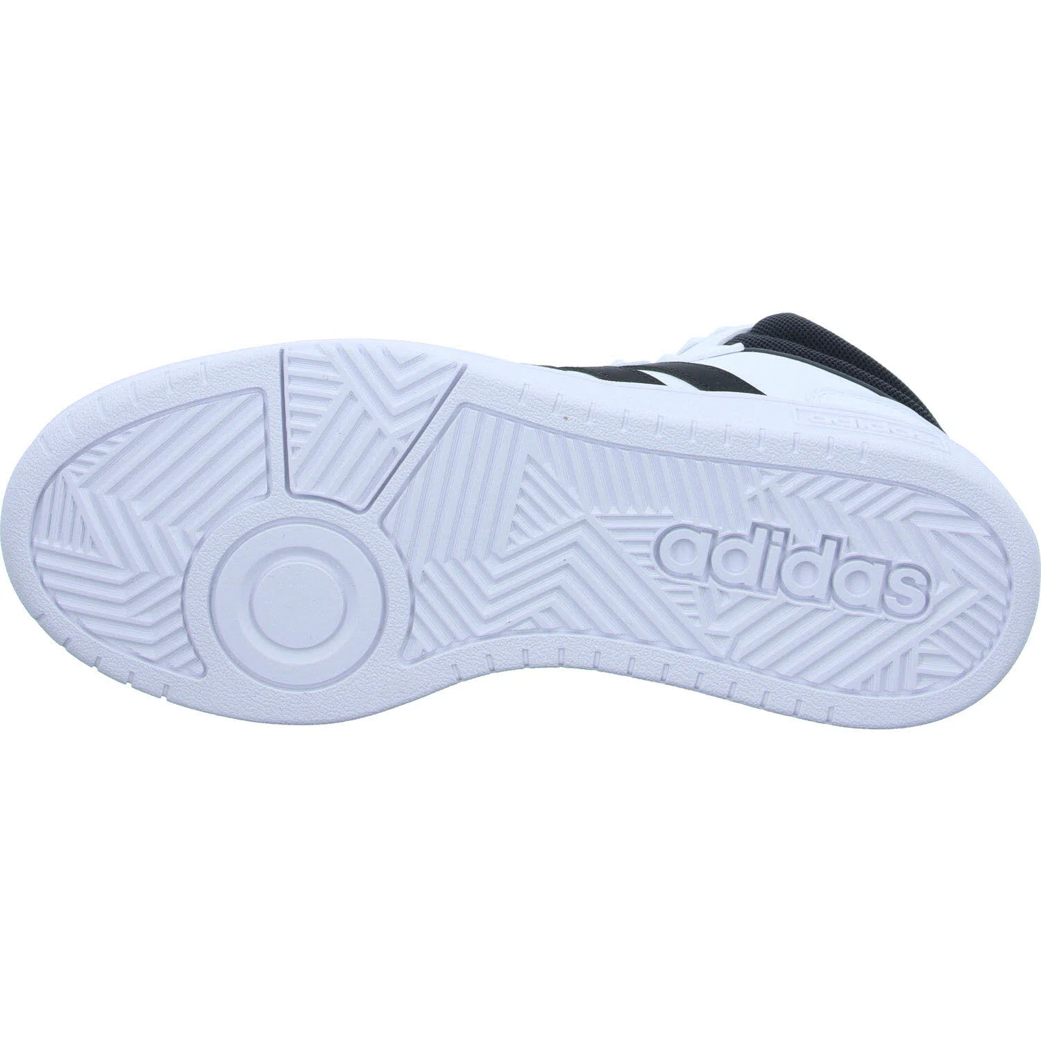 Element 5 von 8 (Bild) – Adidas Herren Schnürstiefel GW3019 HOOPS 3.0 MID CBLACK/CBLACK/FTWWHT normal