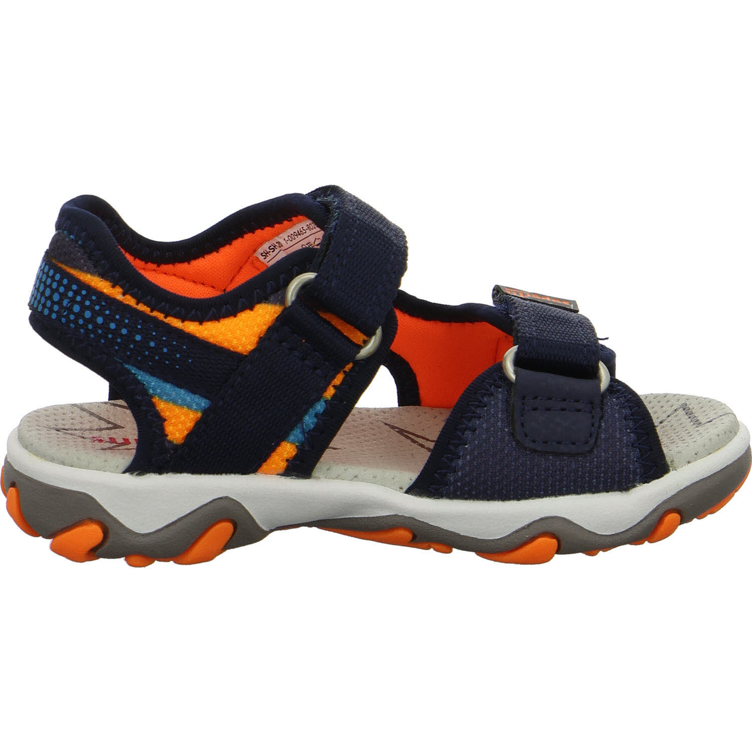 Superfit Kinder Sandalen 1-009465-8020 Mike 3.0 blau/orange WMS mittel