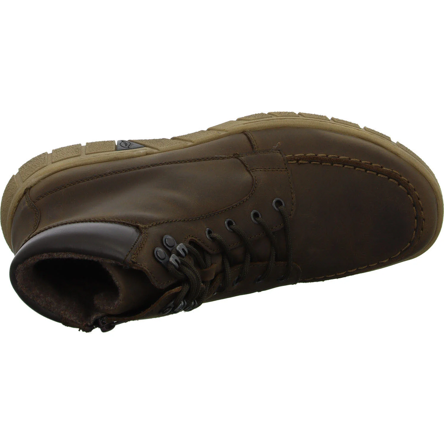 Waldläufer Herren Schnürstiefel 965801-301/866 H-Lino tabak brasil H (weit)