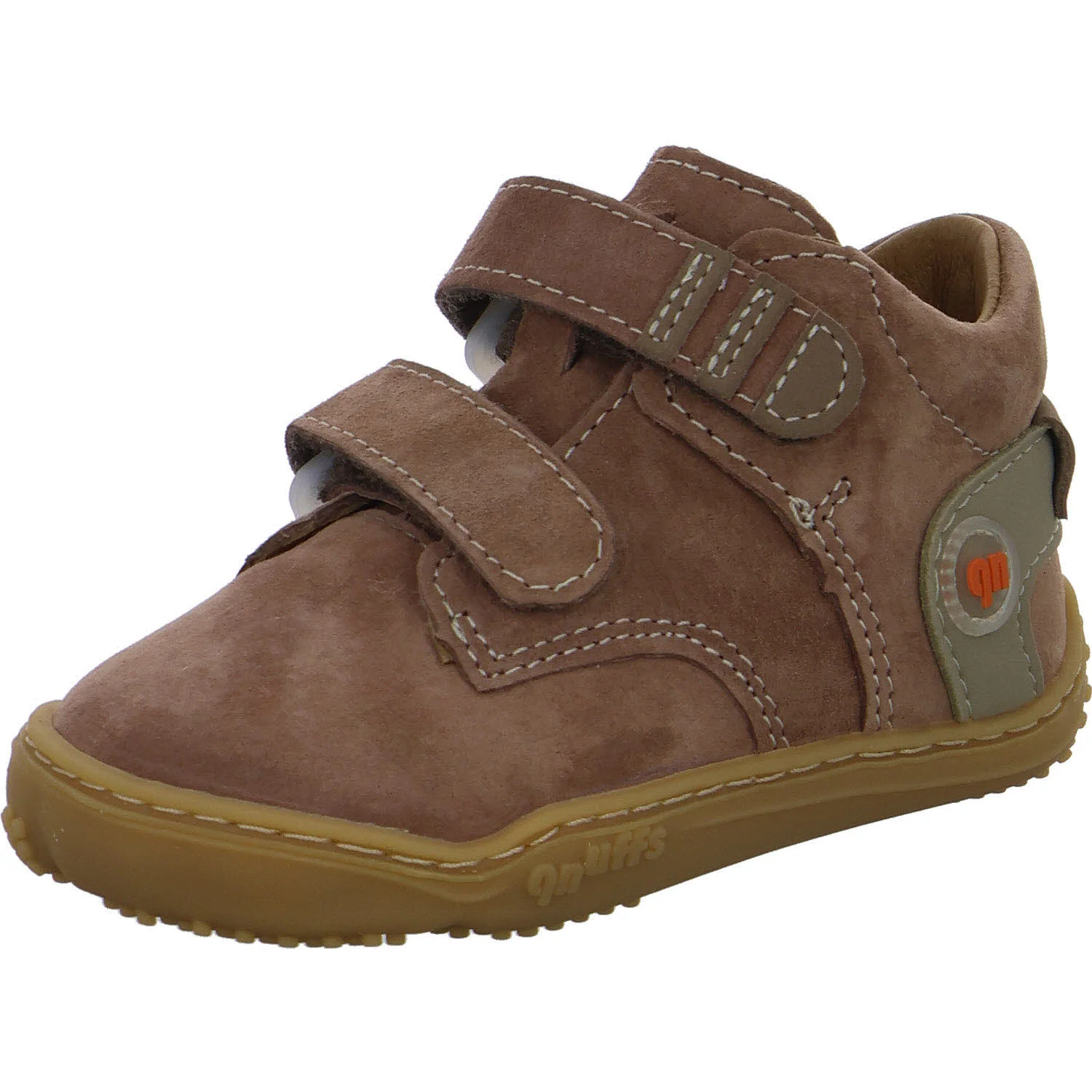 qnuffs Kinderschuh zum Schlupfen QN 0010132/220 Buche mousse/tundra WMS mittel