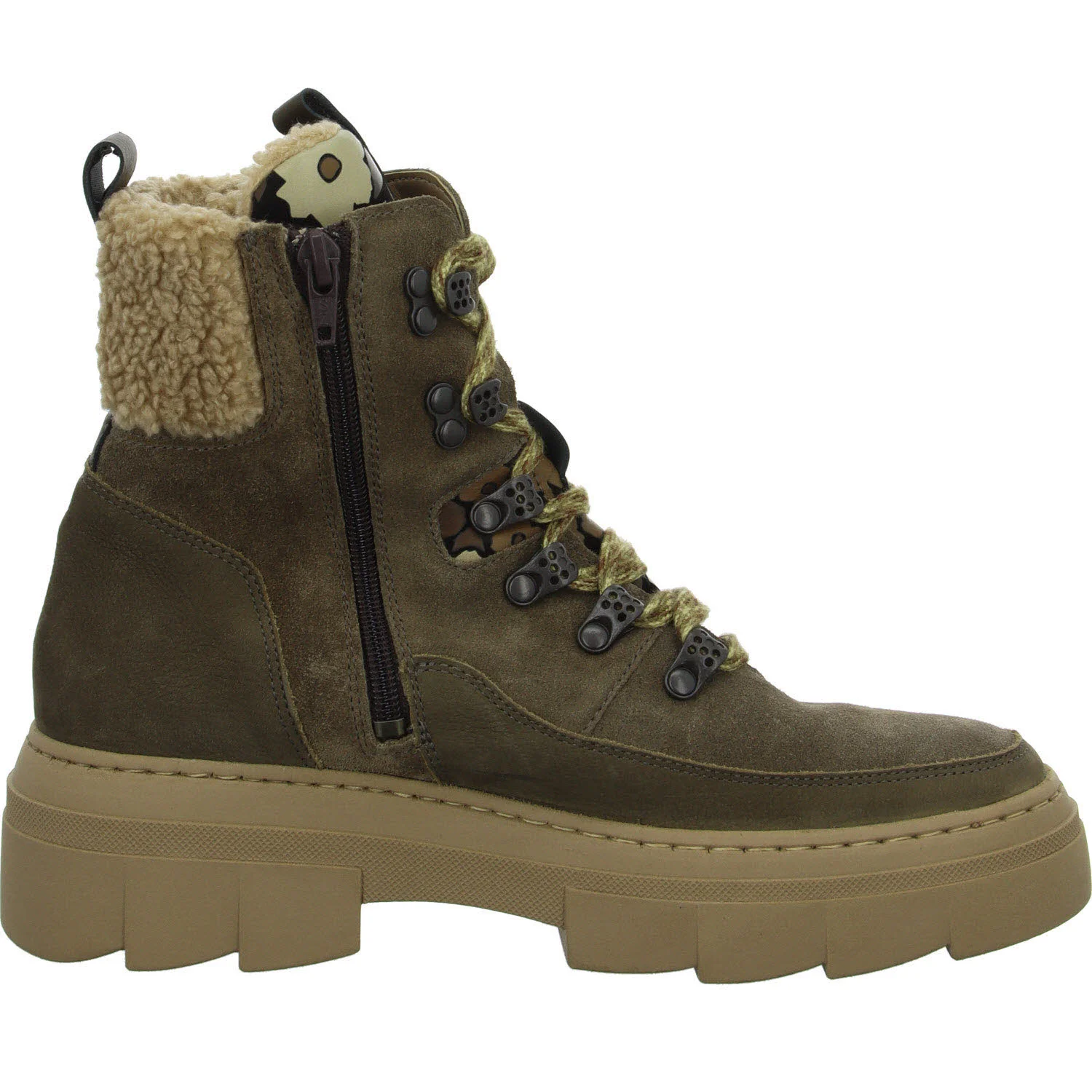 Element 7 von 8 (Bild) – Waldläufer Damen Schnürstiefel warm 977806-500/344 H-Saiga schlamm motta taupe H (weit)