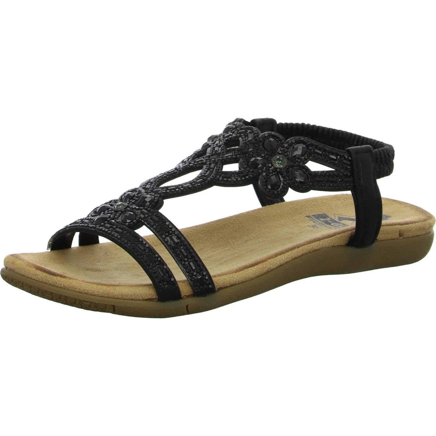 2go Fashion Damen Sandalen 8018802-9 8018802 schwarz normal