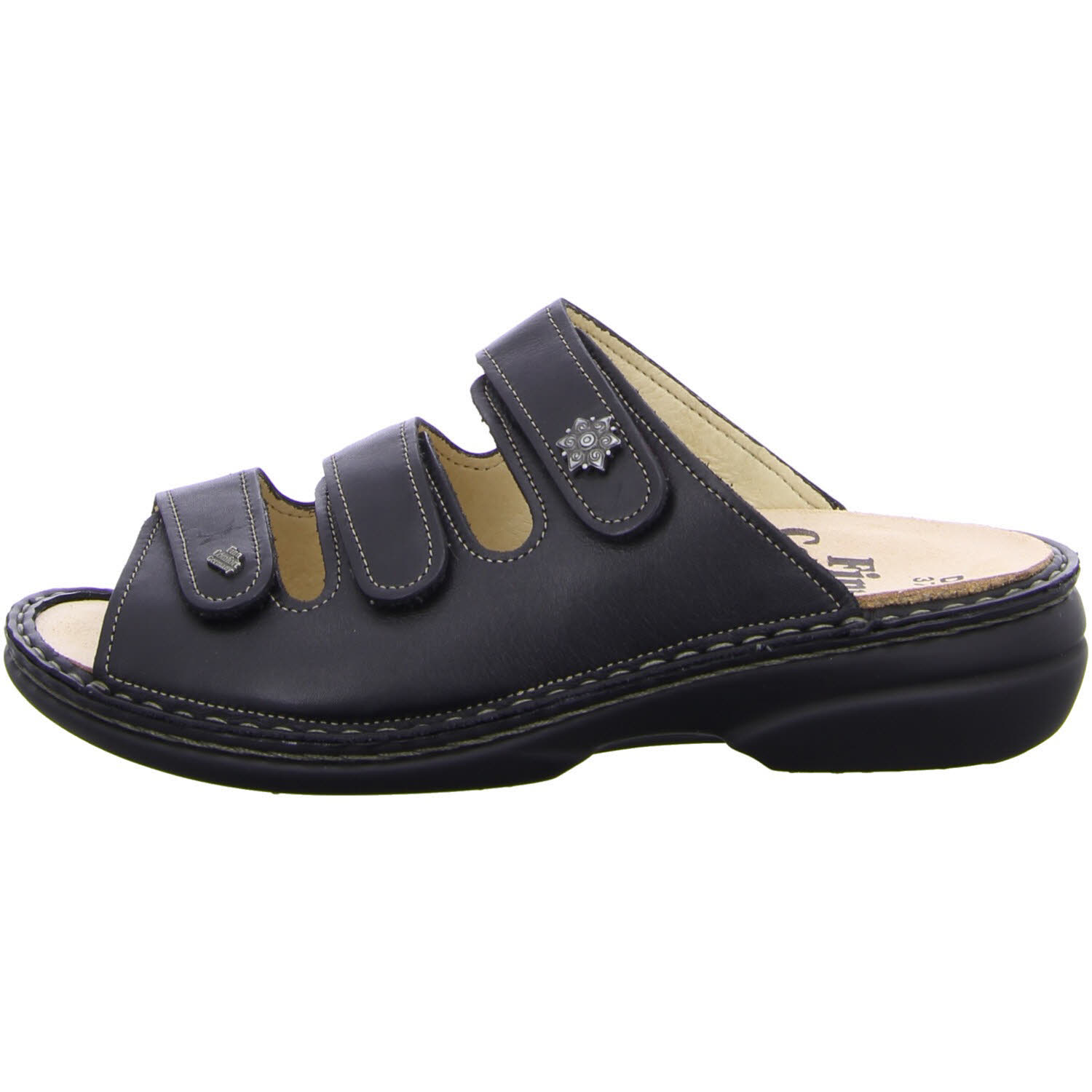 Element 6 von 7 (Bild) – Finn Comfort Damen Pantoletten 82564-014099 Menorca-S schwarz weit