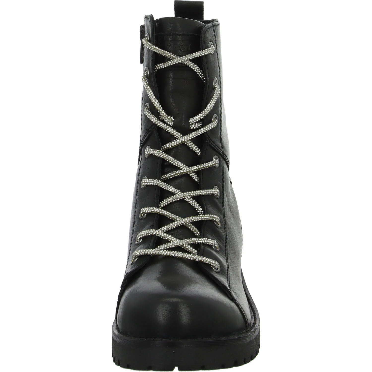 2go Fashion Damen Schnürstiefel 8204501-9 8204501 schwarz normal