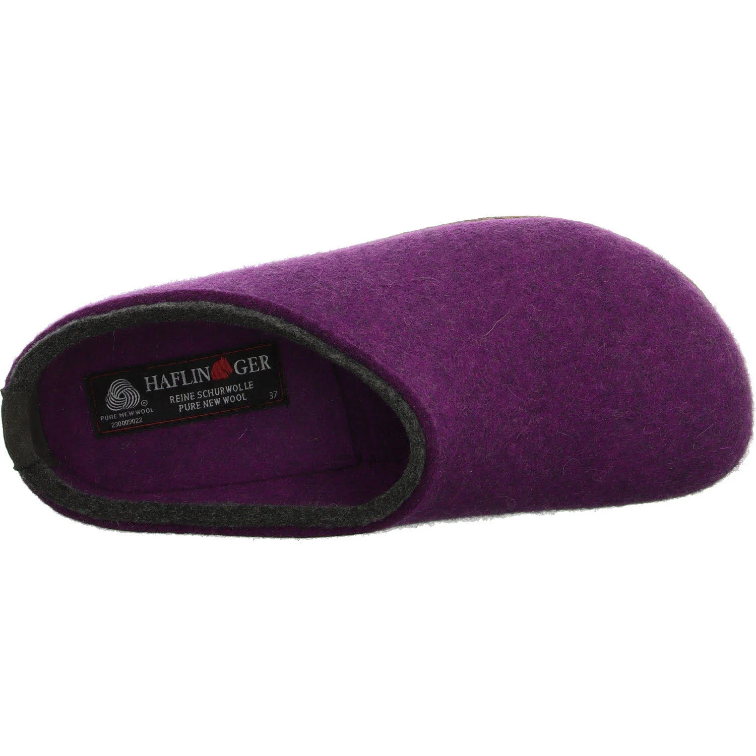 Haflinger Damen Winterpantoffel 711056-0-101 Grizzly Kris maulbeere normal